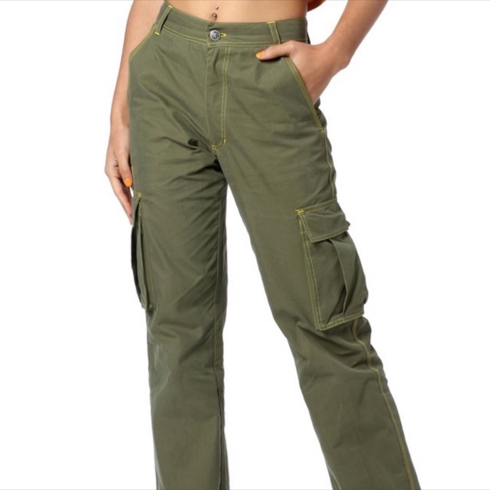 Artistix cargo pocket twill pants NWT